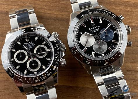 rolex daytona vs zenith chronomaster|rolex daytona 16520 winner 1992.